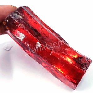 875.0 Ct Natural Red Ruby Rough EGL Certified Loose Transparent Gemstone 6LNW