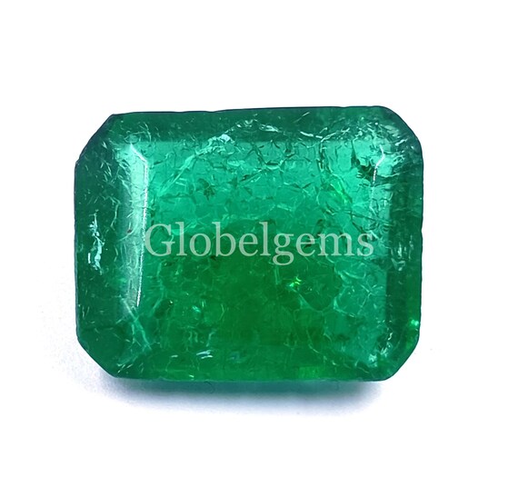 Natural Emerald Loose Gemstone Pair – 8 To 10 Ct Emerald Cut Certified – Colombia Origin