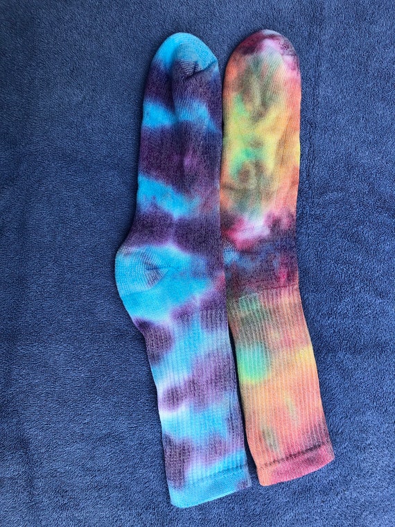 tie dye socks etsy