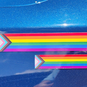 POC Lgbtq + Car Decal or magnet 2 different sizes 7 an 11 inches support Gay  poc alternative support