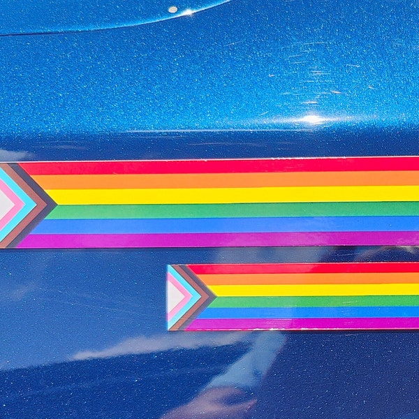 POC Lgbtq + Car Decal or magnet 2 different sizes 7 an 11 inches support Gay  poc alternative support