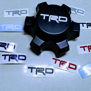 Wheel inlay insert center cap Vinyl decal for TRD 4Runner Multiple colors