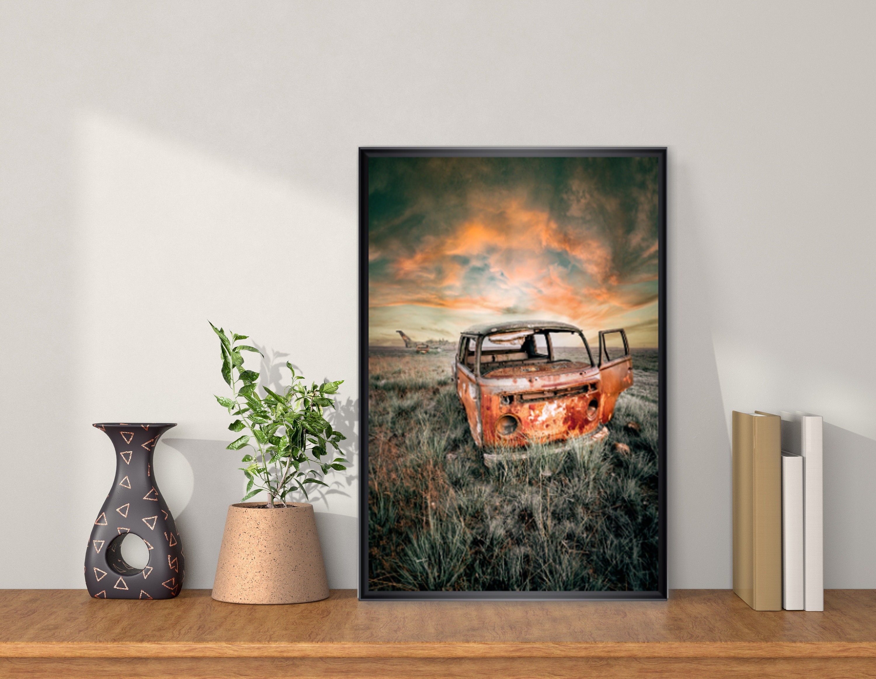 Photographie Urbex New Dawn Combi Abandonné sur Un Aérodrome