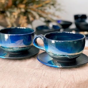 PURE Cappuccino Cups set porcelain, Accessories