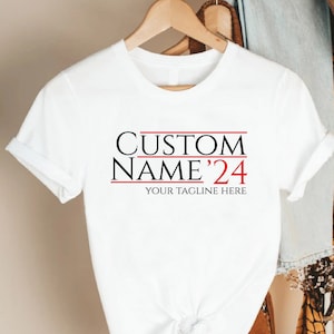 Personalized 2025 Presidential Tshirt,Custom Election Shirt,2025 Election Tee, 2025 President Shirt, School Election Tee, Voter Gift Shirt