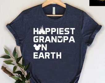 Disney Grandpa Shirt, Disney Gift For Grandpa, Mens Disney Shirt, Gift Idea For Disney Grandpa, Father's Day Gift ,Disney Grandfather Outfit