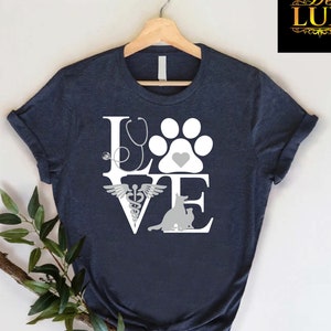 Lil Miss Veterinarian Women's Organic Cotton T-Shirt – Vet Gift Tee, Multiple Sizes