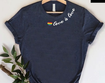 Love is Love Shirt, LGBT Shirt, Pride Shirt, Lesbian Gay Shirt, Mens Love is Love Shirt, Kindness Shirts, LGBTQ Support Tee, Gay Pride Shirt