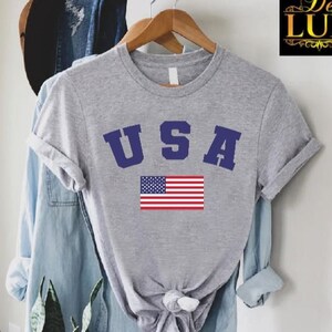 USA Flag Shirt, 4th of July Tshirt, Usa Flag Tee, Fourth of July Gifts, Independence Day Shirt, Red White And Blue Tee, Patriotic Gift Shirt