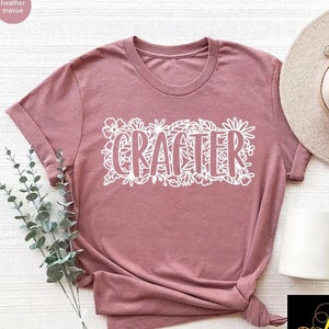 Crafter Tshirt, Funny Crafting T-Shirt, Crafter Women Shirt, Craft Lover Gift, Crafter Women Gift, Craftaholic Shirt, Funny Craft Hobby Tee