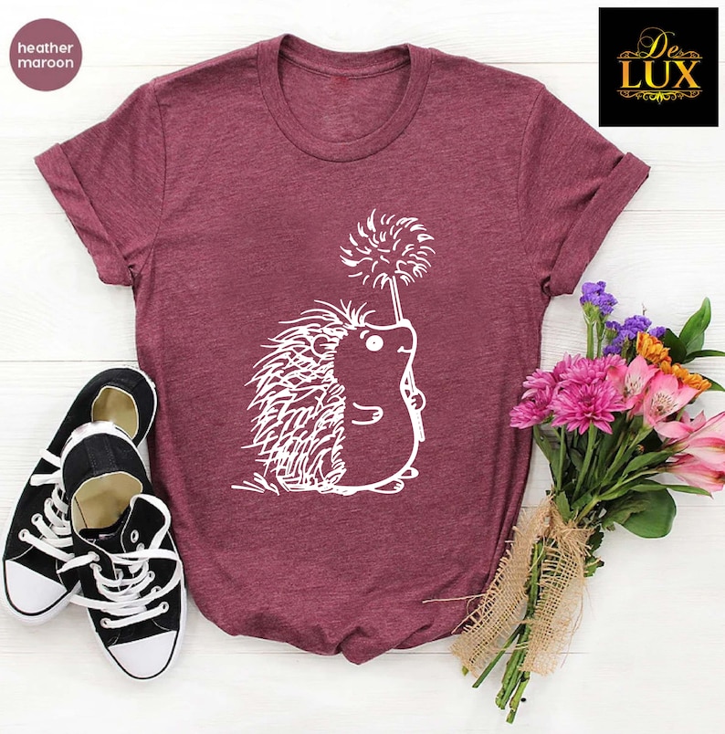a t - shirt with an image of a hedge on it