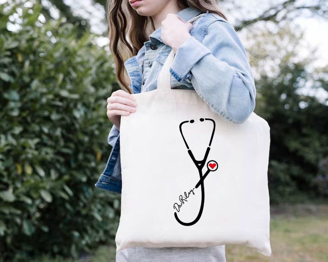 Custom Doctor Tote Bag,nurse Tote Bag,stethoscope Tote Bag,nursing
