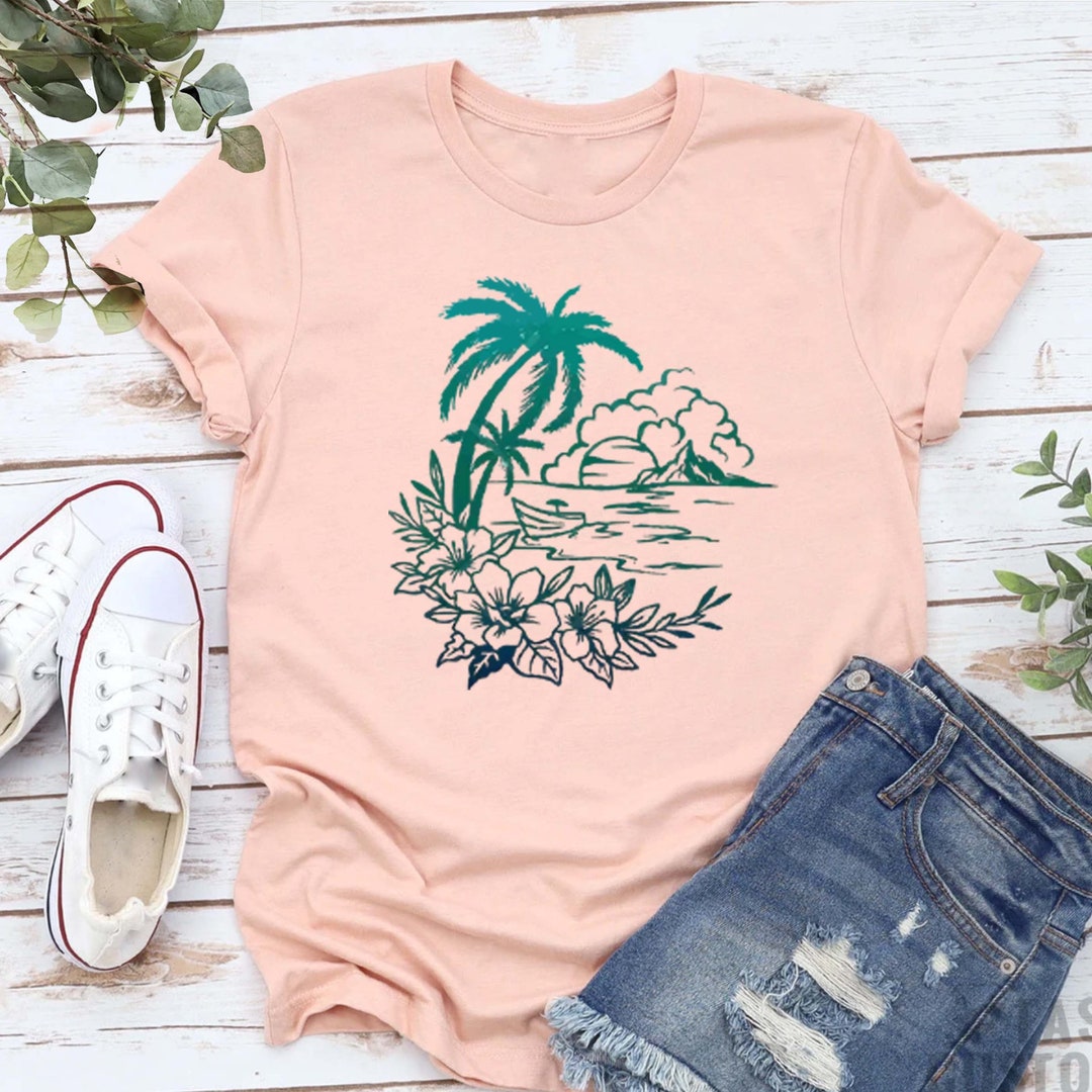Coconut Palm Trees Summer Vacation Beach