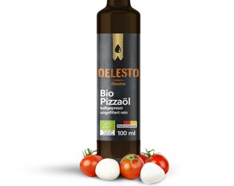 Bio Pizzaöl kaltgepresst, aus Deutschland (100ml), Würzöl italienische Kräuter für Pizza, Pasta & Brot