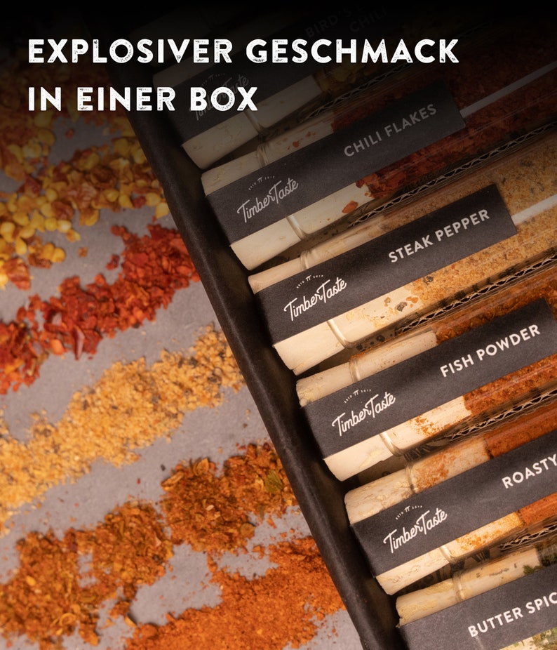 Chili & Grillgewürze Geschenkset Männer 10er Kombi-Set 5 erlesene Grill Gewürze 5 scharfe Chili Gewürze Set Bild 6