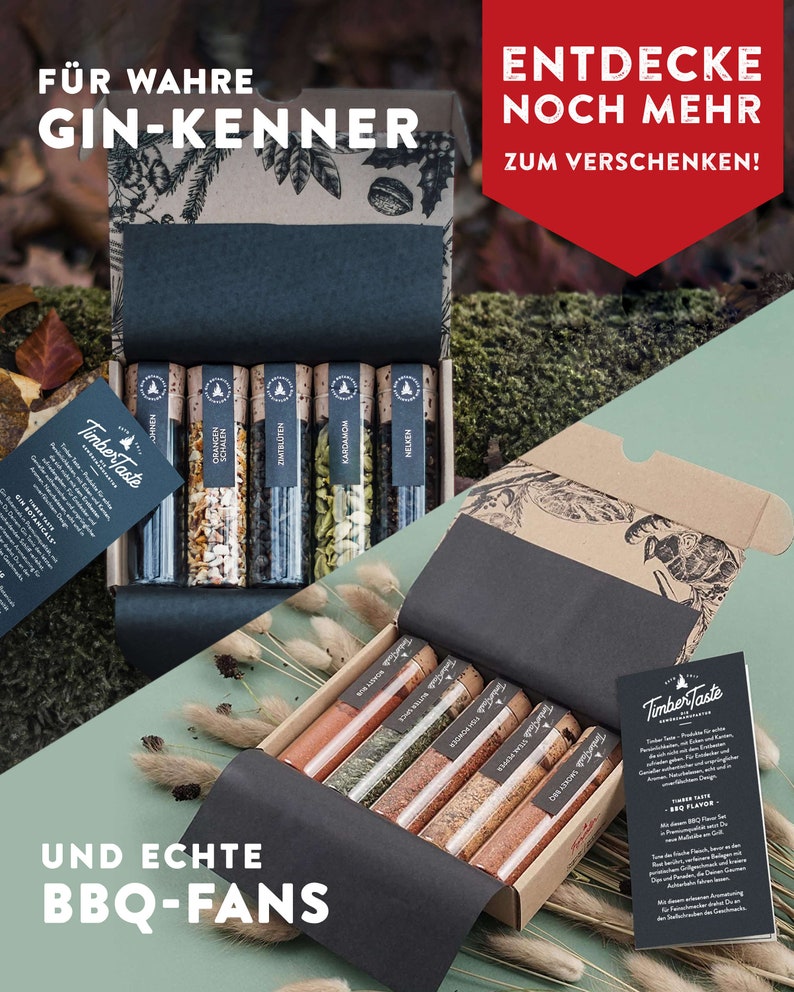 Raucharoma Gewürze Geschenkset I 5 edle Gewürze mit Rauchgeschmack & Rezepte-Ratgeber PDF I Top Geschenk für Hobbyköche Bild 7