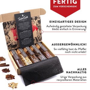 Chili & Pfeffer Geschenk-Set, 10 Spezialitäten aus aller Welt, perfektes Geschenkset für Hobbyköche und scharfe Esser Bild 5