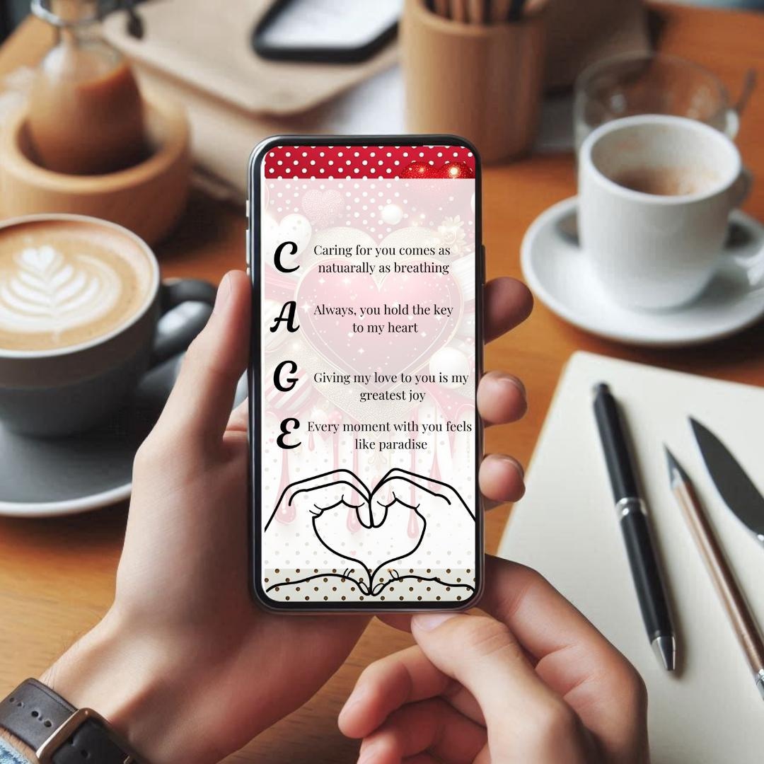 Personalized Note Sentiment Personalised Textable Love Note for Your Significant Other - Etsy
