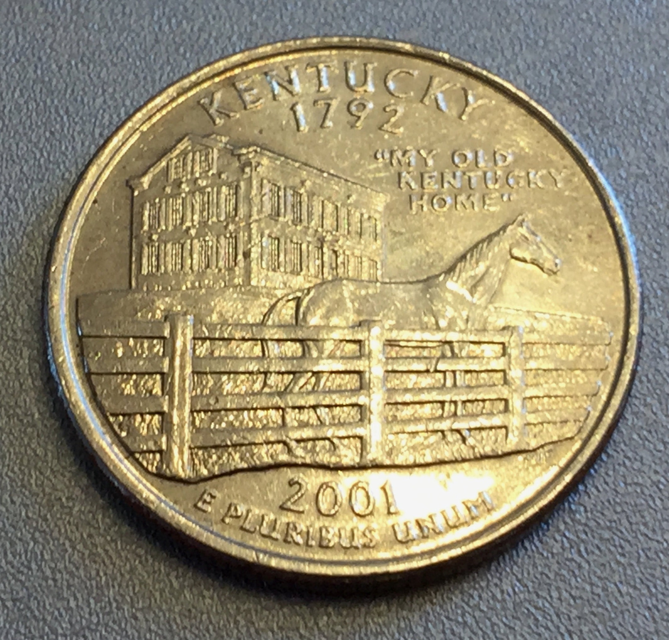 2001 P Kentucky quarters 25 Cent US United States USA States Etsy