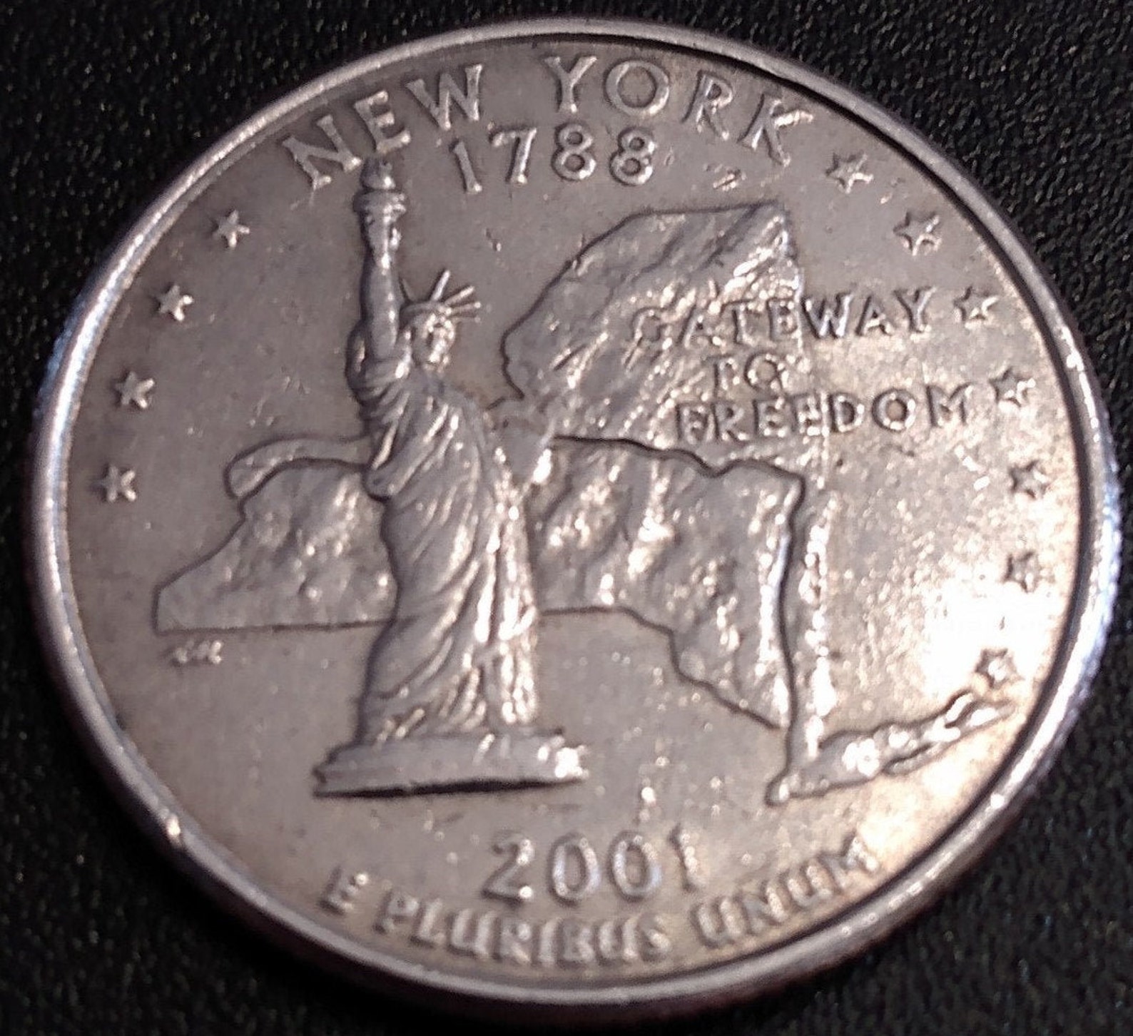 17882001 P 25 cent US State Quarter coin New York US quarter Etsy