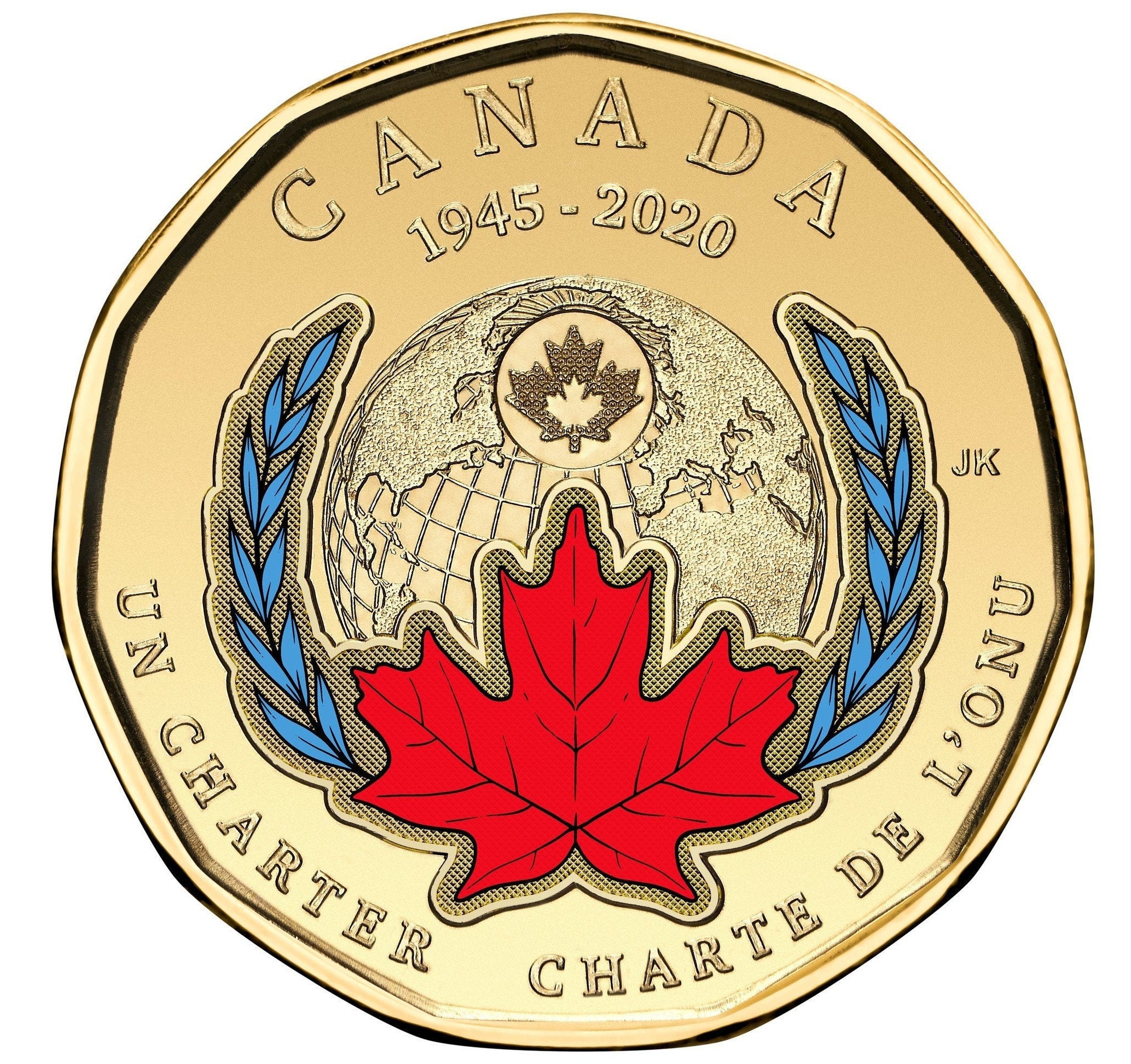 2020 Canada 1 Dollar 75th Anniversary Of The Signing Of The Etsy Canada 2020-canada-1-dollar-75th-anniversary-of-the-signing-of-the-etsy-canada