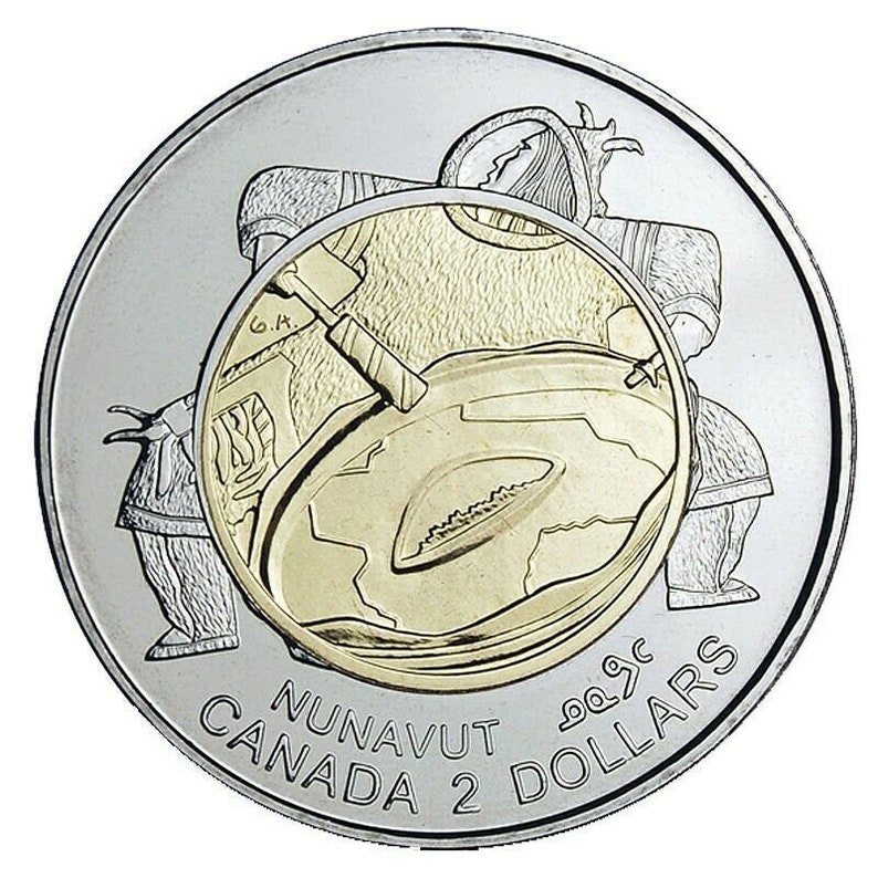 1999-canada-2-dollar-nunavut-commemorative-2-dollar-toonie-etsy-canada