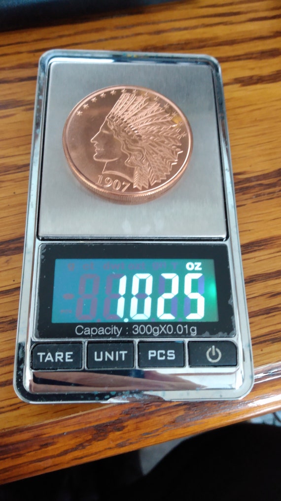 2021 1907 US 1 Oz Indian Head 10 Dollar .999 Copper Bullion Round Coin  Commemorative BU Uncirculated -  Canada