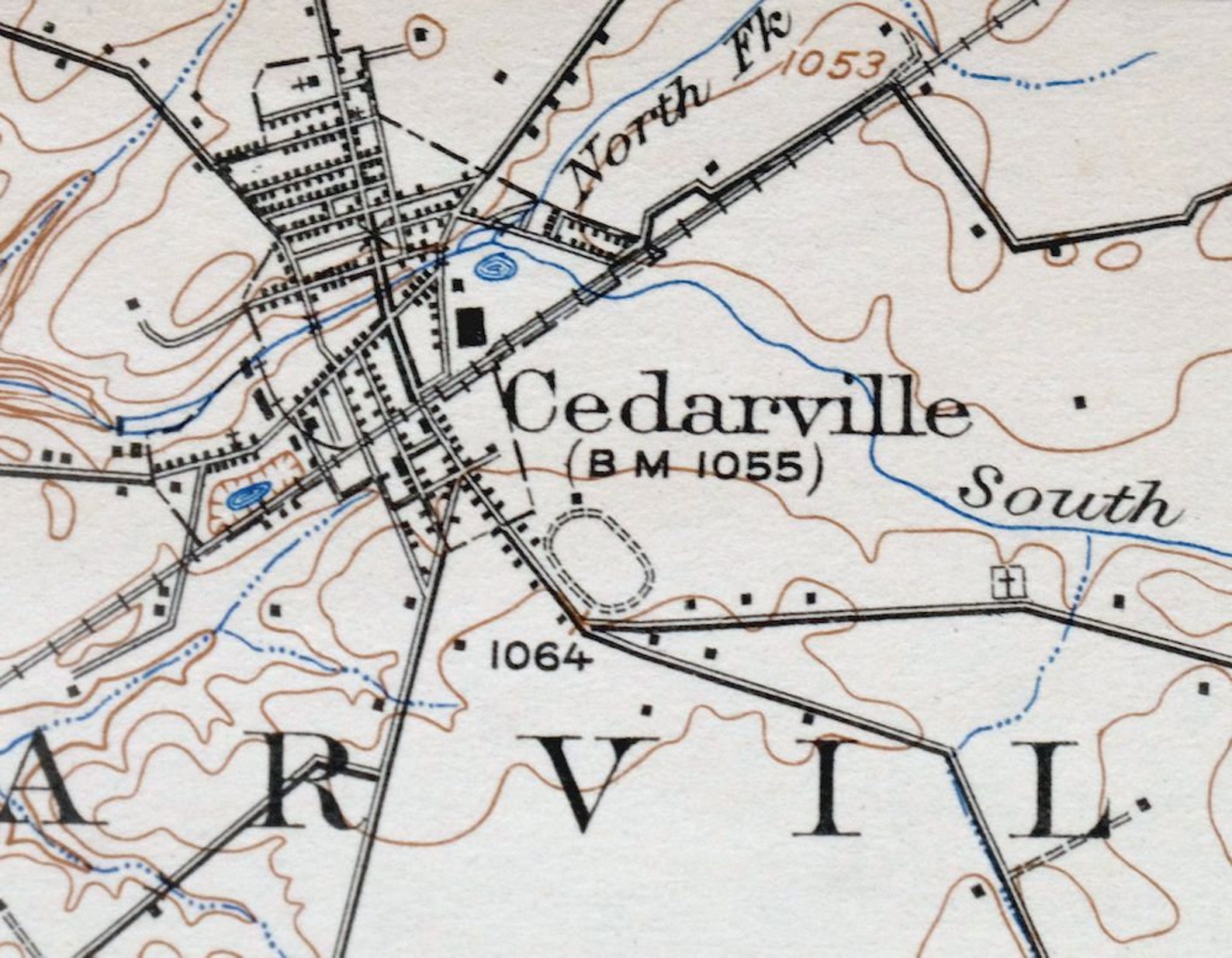 Xenia Port William Cedarville Ohio Vintage Original USGS Topo Etsy