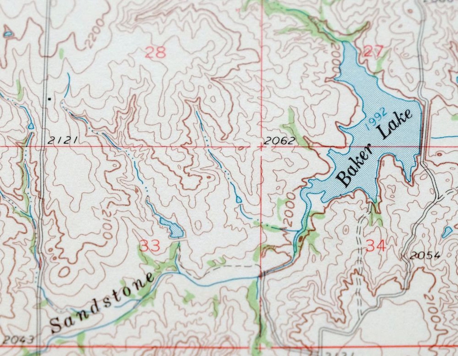 Sayre Berlin Oklahoma Vintage Original USGS Topo Map 1960 Elk Etsy
