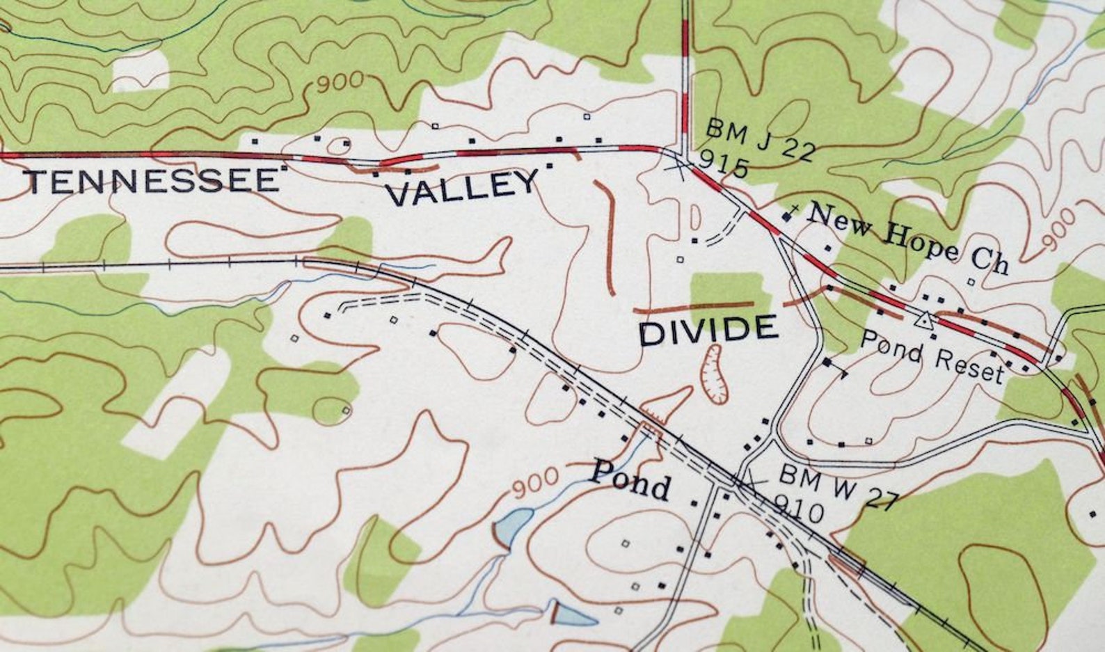 Dickson Eno Tennessee Vintage Original USGS Topo Map 1953 Etsy