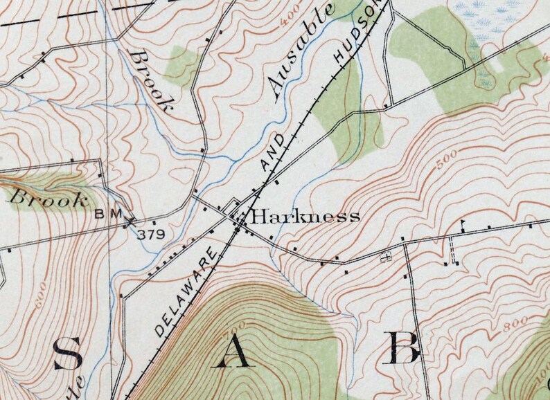 1913 Dannemora Peru Morrisonville New York Historical Antique Original