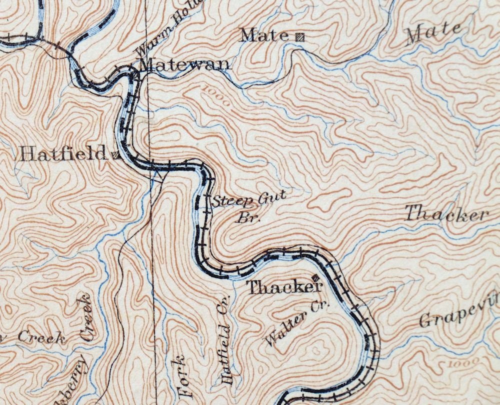 Warfield Chapmanville Phelps West Virginia Kentucky Historical Etsy