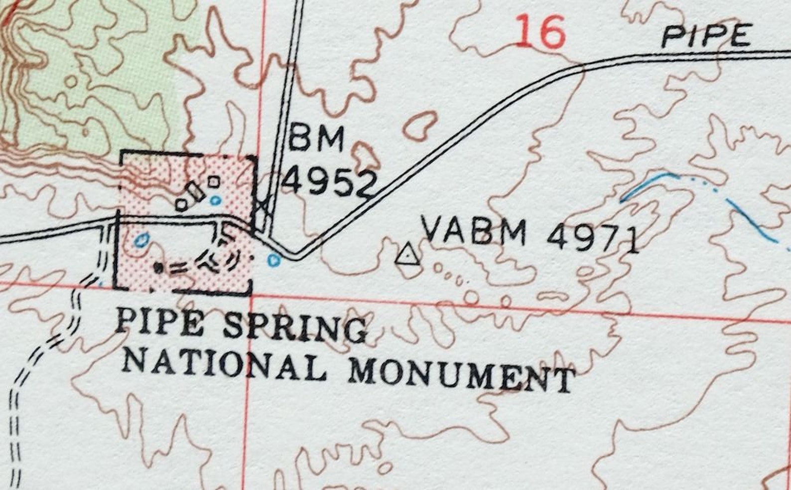 Fredonia Arizona Vintage Original USGS Topo Map 1954 Kaibab Etsy