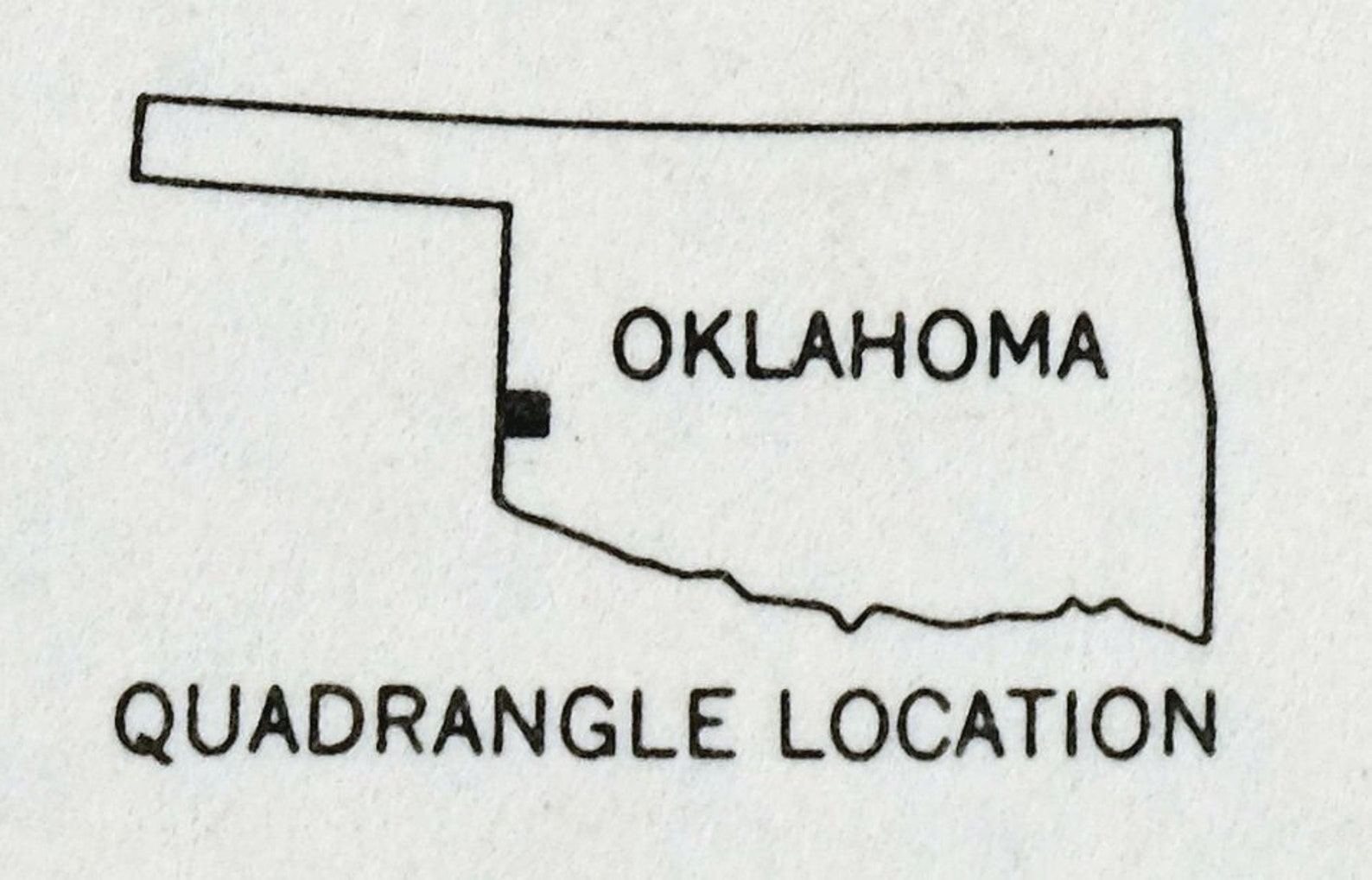 Erick Oklahoma Vintage Original USGS Topographic Map 1961 Etsy