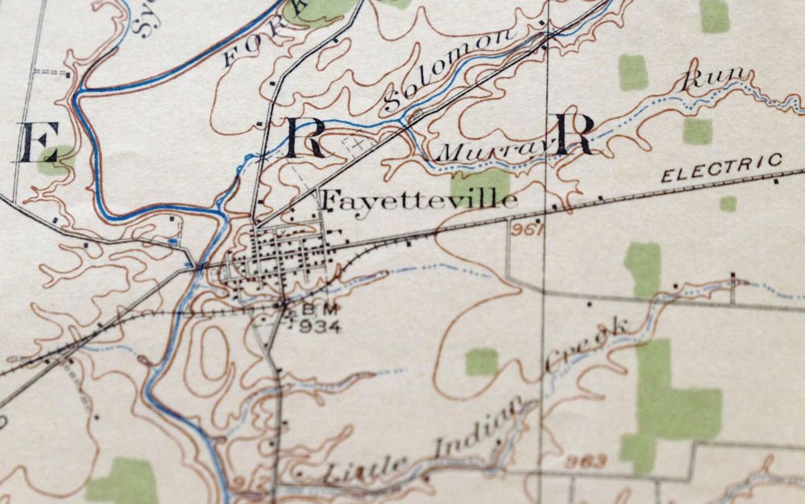 1917 Sardinia Ohio Historical Antique Original USGS Topo Map Etsy 日本