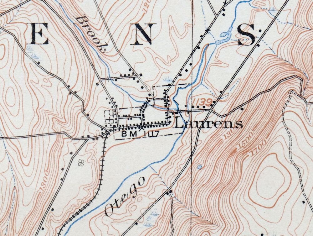 1912 Hartwick Laurens Edmeston New York Historical Antique Etsy.de