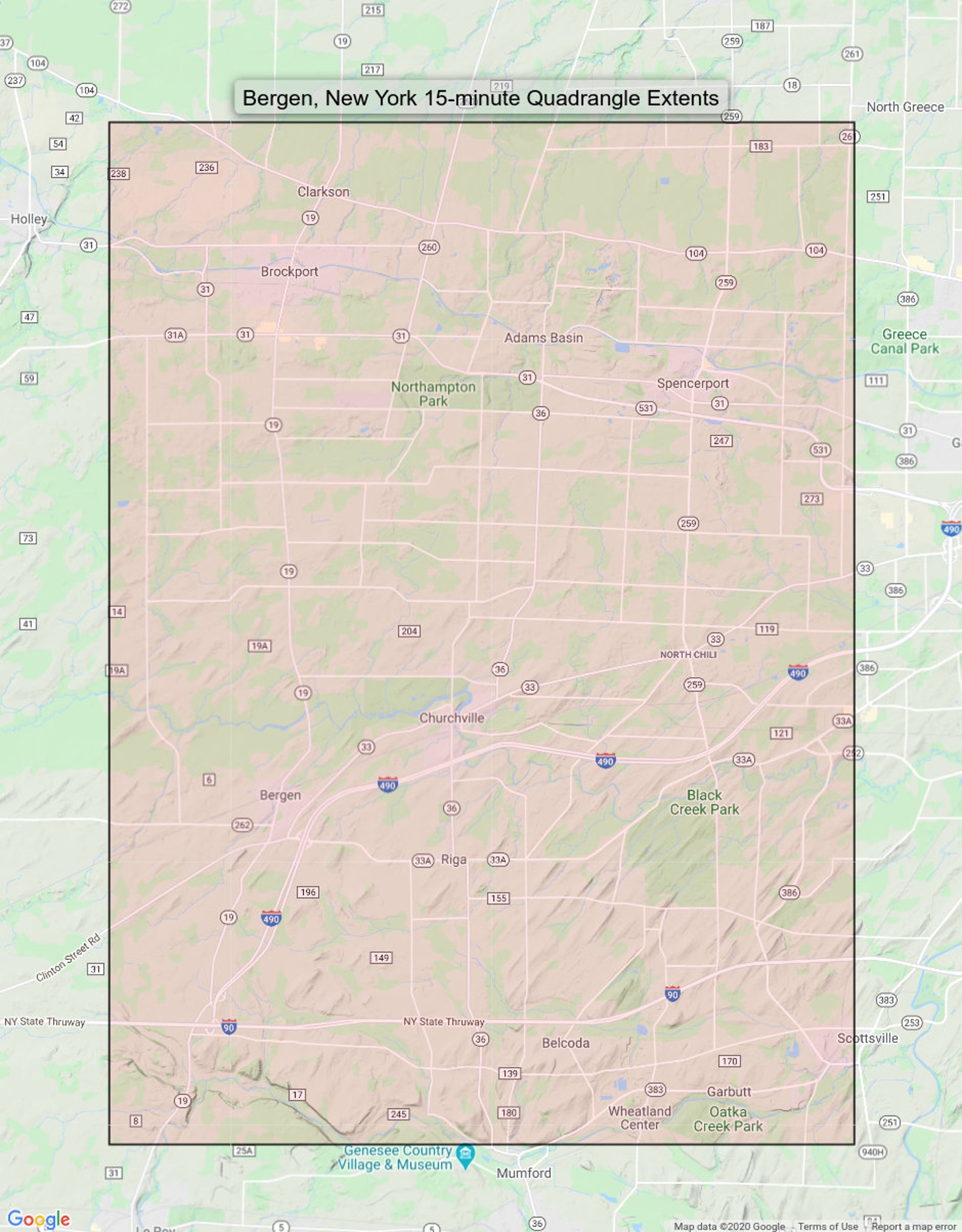 Brockport New York Historical Rare Antique Original USGS Topo Etsy