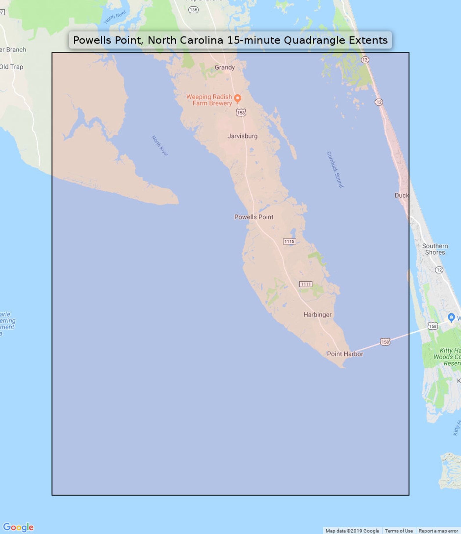 1942 Powells Point North Carolina Vintage Original Military Etsy