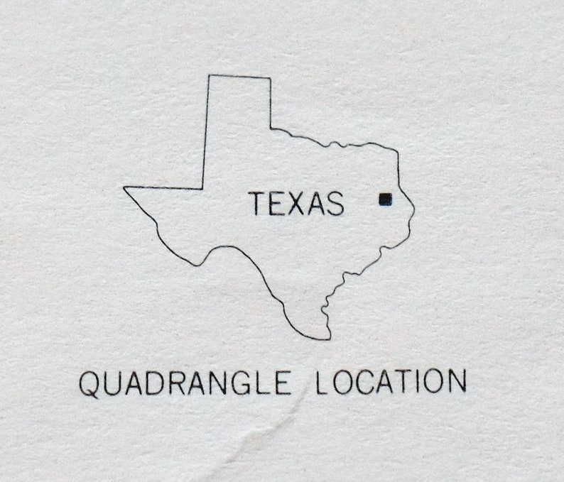 Mount Enterprise Texas Vintage Original USGS Topo Map 1960 Garrison 15