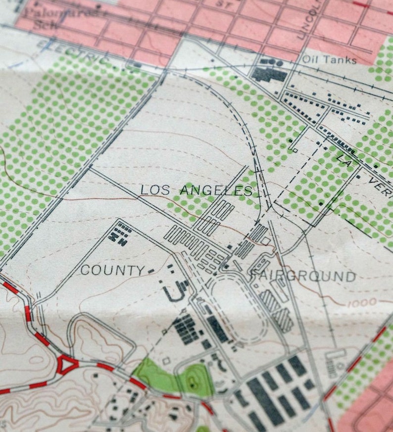 San Dimas California Vintage Original USGS Topographic Map Etsy