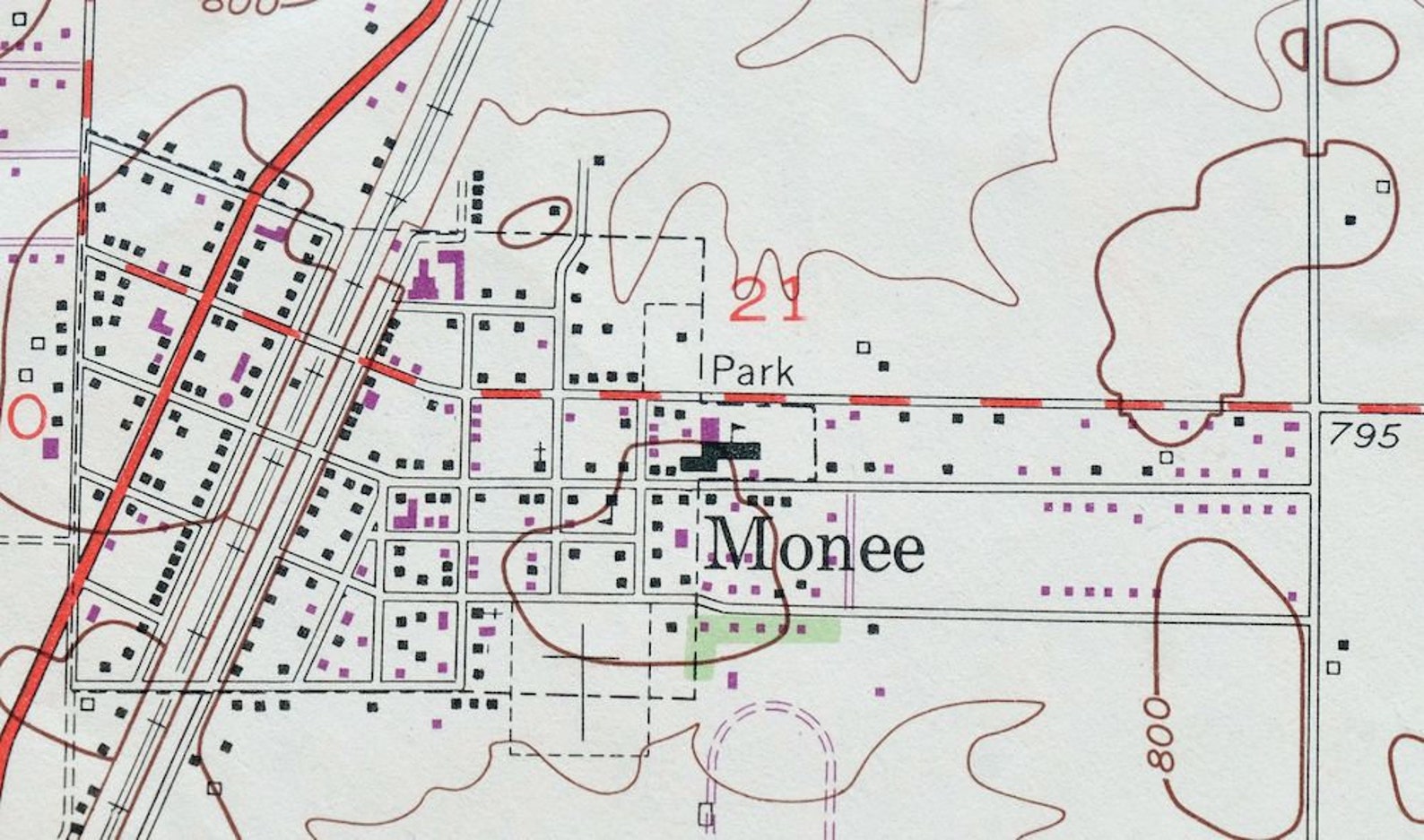 Steger Illinois Vintage Original USGS Topo Map 1973 Chicago Etsy