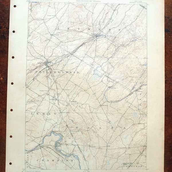Fort Drum Maps Etsy