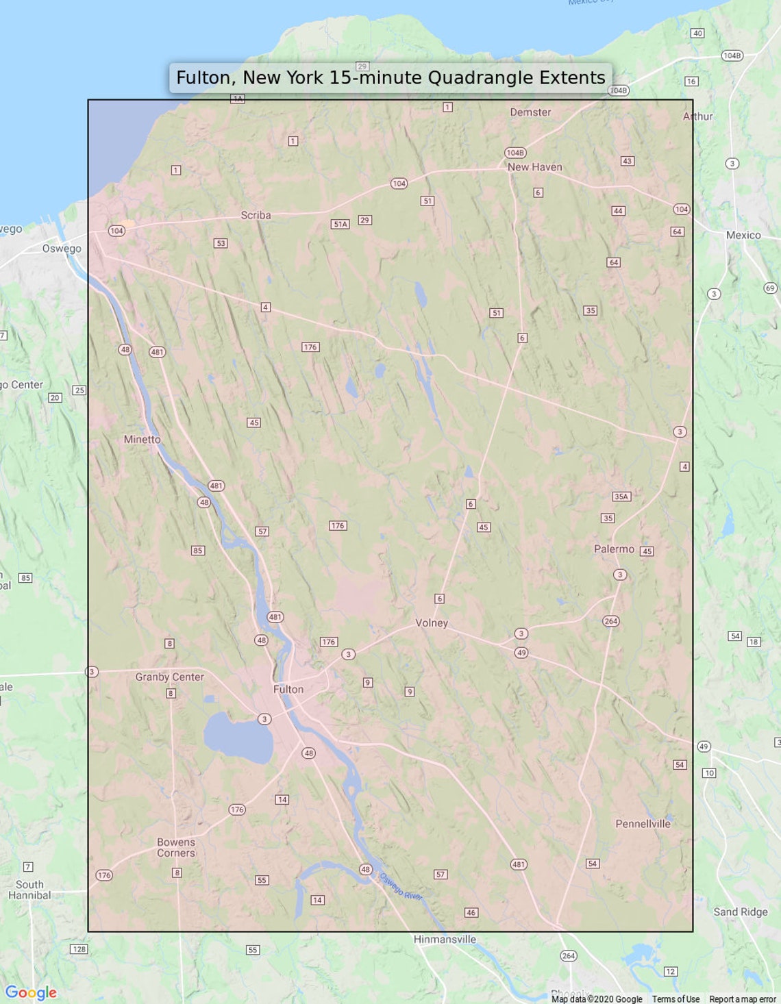 Fulton Oswego New York Historical Antique USGS Topographic Map Etsy