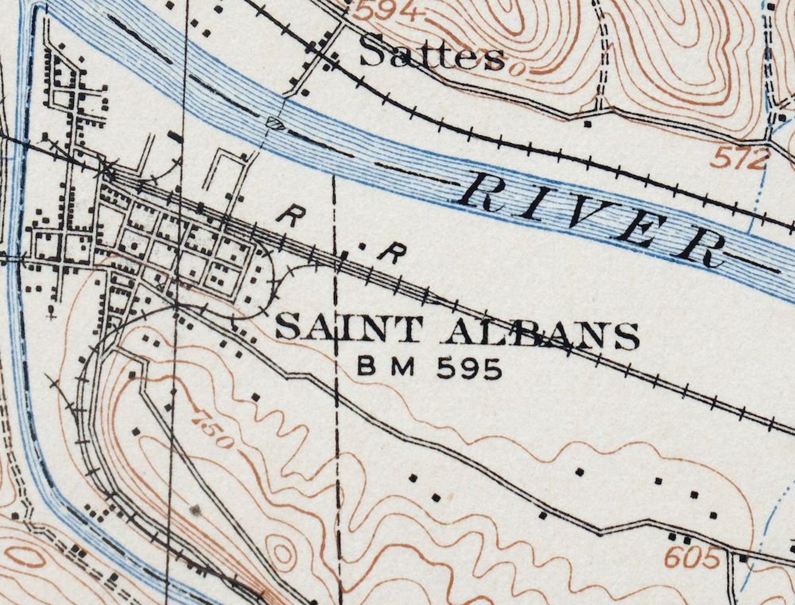1909 Saint Albans Alum Creek Teays Valley West Virginia Historical Rare