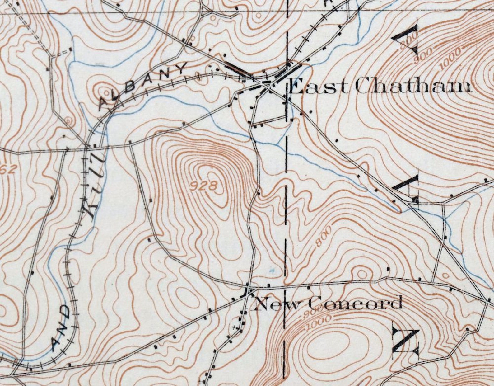 Kinderhook Chatham Stottville New York Historical Rare Antique Etsy