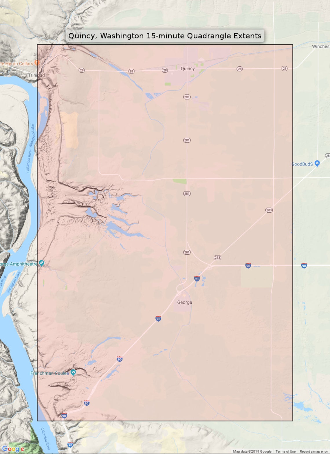 Quincy Washington Vintage Original USGS Topographic Map 1910 Etsy