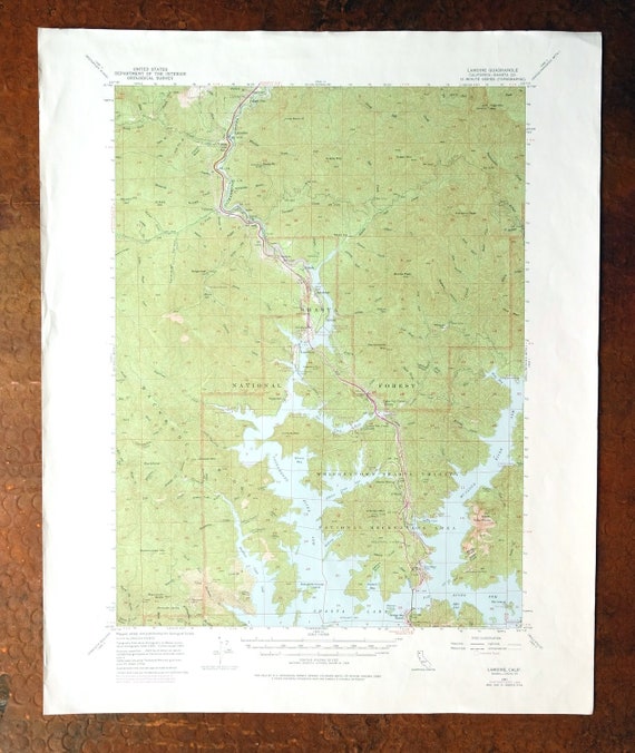 Lamoine Shasta Lake Pollard Flat California Vintage Original Etsy