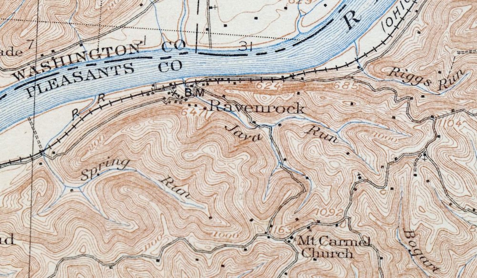 Saint Marys Ellenboro West Virginia Ohio Historical Antique Etsy