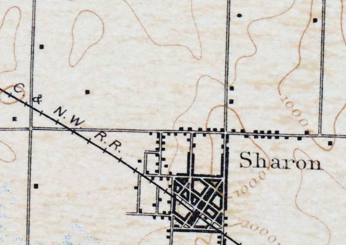 Delavan Wisconsin Historical Antique Original USGS Topo Map Etsy
