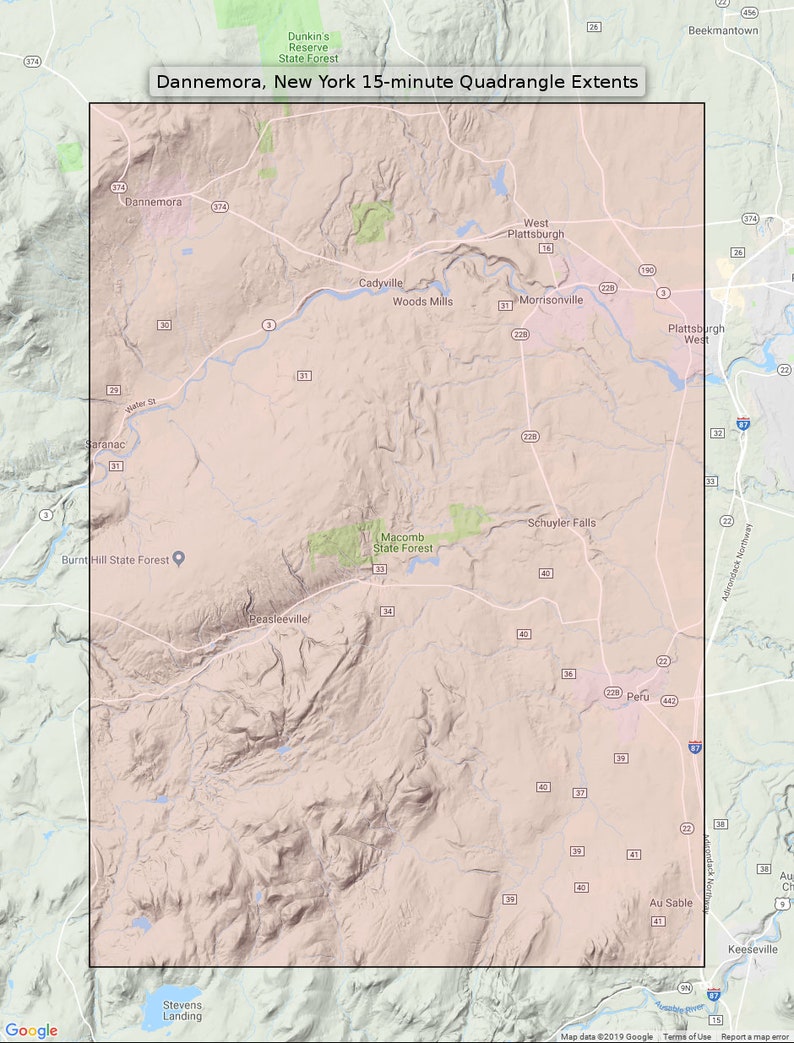 1913 Dannemora Peru Morrisonville New York Historical Antique Original
